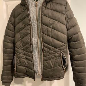 Army Green Puffer Jacket